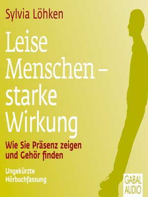 cover image of Leise Menschen--starke Wirkung
